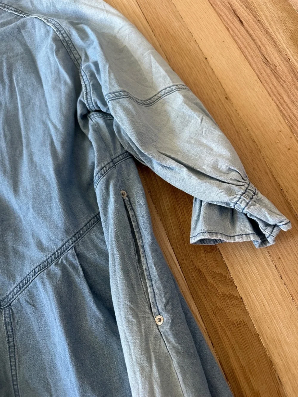 Free people denim button up, jean dress